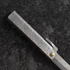 Taschenmesser White Steel #2 75mm Carbon Tsuchime Kanagata mit Paulownia-Holzbox-[Musashi]-[Japan-Küchenmesser]