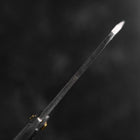 Taschenmesser White Steel #2 90mm Carbon Tsuchime Knifegata Schwarz mit Paulownia Holz-Box-[Musashi]-[Japan-Küchenmesser]