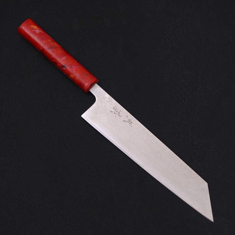 Tsushima Messer Kiritsuke VG-10 Damast Roter Ozeanplastik Griff 210mm-[Musashi]-[Japan-Küchenmesser]