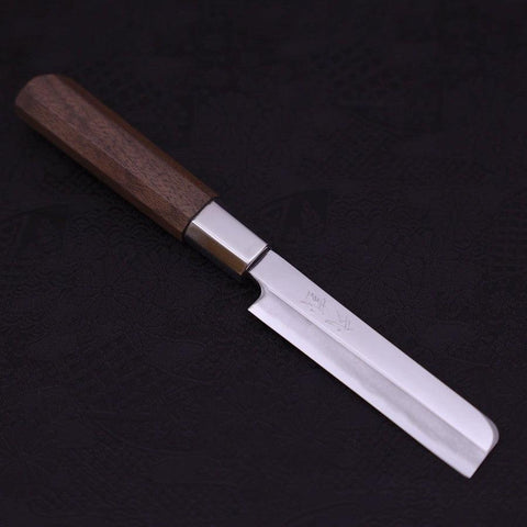Unagi Silver Steel #3 Walnuss Griff 105mm-[Musashi]-[Japan-Küchenmesser]