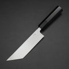 Unagisaki (Edo) Blue Steel #1 Hon-Kasumi Buffalo Ebony Handle 150mm-[Musashi]-[Japanese-Kitchen-Knives]
