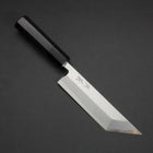 Unagisaki (Edo) Blue Steel #1 Hon-Kasumi Buffalo Ebony Handle 150mm-[Musashi]-[Japanese-Kitchen-Knives]