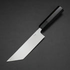 Unagisaki (Edo) Blue Steel #1 Hon-Kasumi Büffelhorn und Ebenholz Griff 150mm-[Musashi]-[Japan-Küchenmesser]
