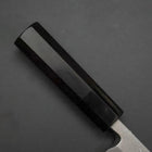Unagisaki (Edo) Blue Steel #1 Hon-Kasumi Büffelhorn und Ebenholz Griff 150mm-[Musashi]-[Japan-Küchenmesser]