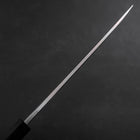 Unagisaki (Edo) Blue Steel #1 Hon-Kasumi Büffelhorn und Teak Griff 195mm-[Musashi]-[Japan-Küchenmesser]