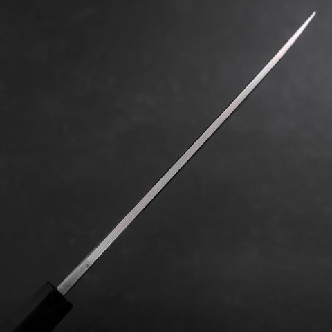 Unagisaki (Edo) Blue Steel #1 Hon-Kasumi Büffelhorn und Teak Griff 195mm-[Musashi]-[Japan-Küchenmesser]