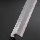 Unagisaki (Edo) Blue Steel #1 Hon-Kasumi Büffelhorn und Teak Griff 210mm-[Musashi]-[Japan-Küchenmesser]