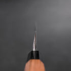 Unagisaki (Edo) Blue Steel #1 Hon-Kasumi Büffelhorn und Teak Griff 210mm-[Musashi]-[Japan-Küchenmesser]