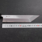 Unagisaki (Edo) Blue Steel #1 Hon-Kasumi Büffelhorn und Teak Griff 210mm-[Musashi]-[Japan-Küchenmesser]