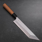 Unagisaki (Edo) Blue Steel #1 Hon-Kasumi Büffelhorn und Teak Griff 210mm-[Musashi]-[Japan-Küchenmesser]