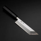 Unagisaki (Edo) Blue Steel #2 Hon-Kasumi Buffalo Ebony Handle 150mm (5.9”)-[Musashi]-[Japan-Küchenmesser]