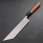 Unagisaki (Edo) White Steel #2 Hon-Kasumi Büffelhorn und Teak Griff 210mm-[Musashi]-[Japan-Küchenmesser]