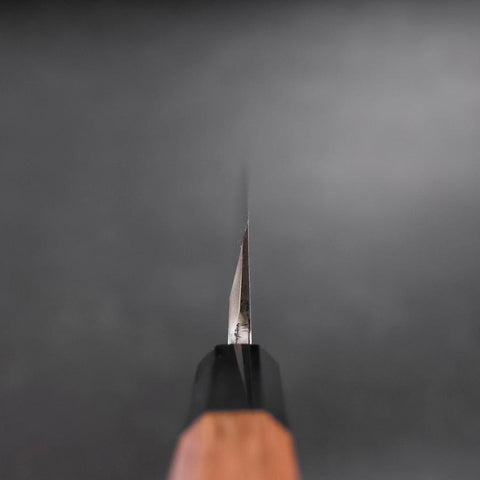 Unagisaki (Edo) White Steel #2 Hon-Kasumi Büffelhorn und Teak Griff 210mm-[Musashi]-[Japan-Küchenmesser]