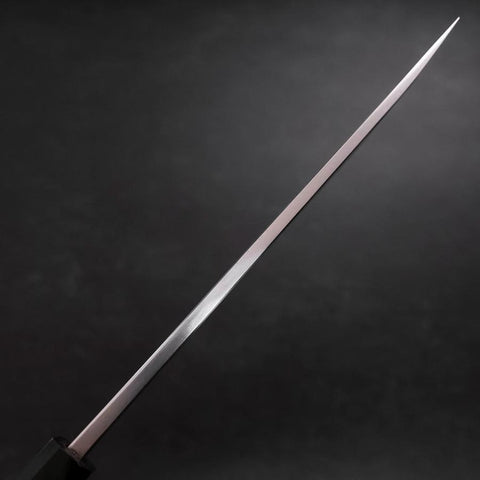 Unagisaki (Edo) White Steel #2 Hon-Kasumi Büffelhorn und Teak Griff 210mm-[Musashi]-[Japan-Küchenmesser]