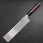 Usuba (Kanto) White Steel #1 Kagami Büffelhorn und Walnussholz Griff 240mm-[Musashi]-[Japan-Küchenmesser]