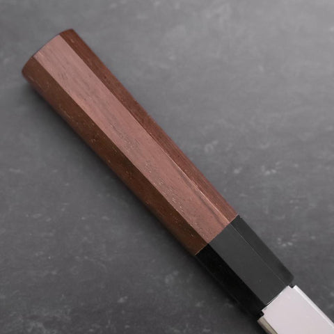 Usuba (Kanto) White Steel #1 Kagami Büffelhorn und Walnussholz Griff 240mm-[Musashi]-[Japan-Küchenmesser]