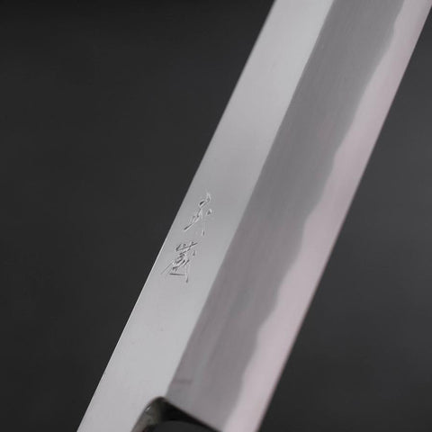 Usuba (Kanto) White Steel #1 Kagami Büffelhorn und Walnuss Griff 240mm-[Musashi]-[Japan-Küchenmesser]