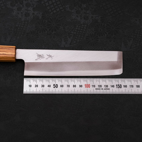 Usuba SK-Stahl Kasumi Eichenholz Griff 150mm-[Musashi]-[Japan-Küchenmesser]