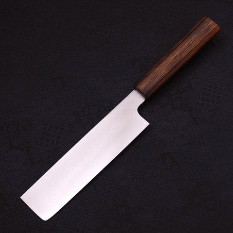 Usuba(Kanto) Blue Steel #2 Kasumi Sumi Urushi Griff 165mm-[Musashi]-[Japan-Küchenmesser]