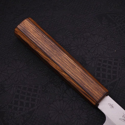 Usuba(Kanto) Blue Steel #2 Kasumi Sumi Urushi Griff 165mm-[Musashi]-[Japan-Küchenmesser]