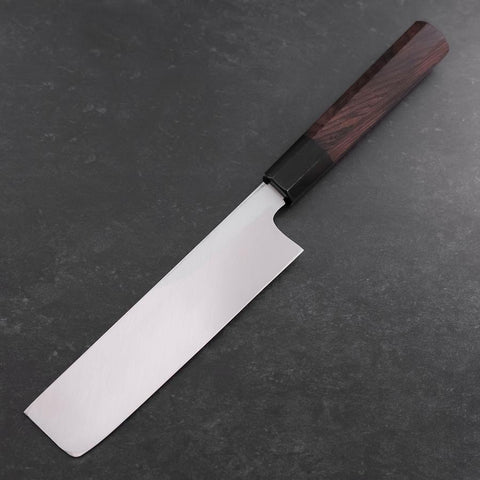 Usuba(Kanto) White Steel #2 Kasumi Büffelhorn und Ebenholz Griff 165mm-[Musashi]-[Japan-Küchenmesser]