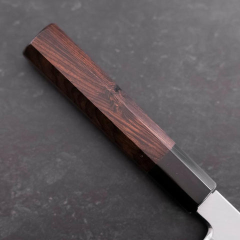 Usuba(Kanto) White Steel #2 Kasumi Büffelhorn und Ebenholz Griff 165mm-[Musashi]-[Japan-Küchenmesser]