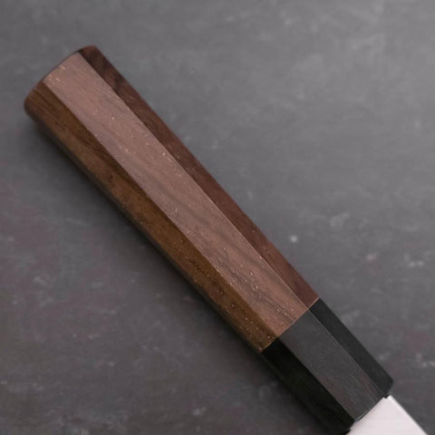 Usuba(Kanto) White Steel #2 Kasumi Büffelhorn und Walnuss Griff 240mm-[Musashi]-[Japan-Küchenmesser]