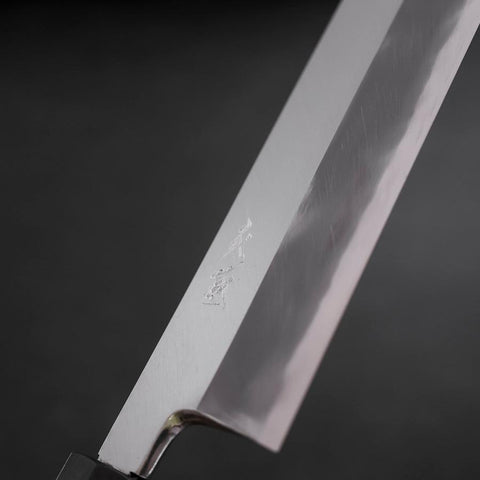 Usuba(Kanto) White Steel #2 Kasumi Büffelhorn und Walnussholz Griff 240mm-[Musashi]-[Japan-Küchenmesser]