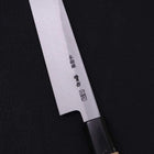 Yanagi Kiritsuke Blue Steel #2 Kasumi Büffelhorn und Magnolienholz Griff 270mm-[Musashi]-[Japan-Küchenmesser]