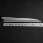Yanagi Kiritsuke Blue steel #1 Suminagashi Büffelhorn und Ebenholz Griff mit Scheide 270mm-[Musashi]-[Japan-Küchenmesser]