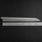 Yanagi Kiritsuke Blue steel #1 Suminagashi Büffelhorn und Ebenholz Griff mit Scheide 300mm-[Musashi]-[Japan-Küchenmesser]