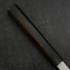 Yanagi Kiritsuke Blue steel #1 Suminagashi Büffelhorn und Ebenholz Griff mit Scheide 330mm-[Musashi]-[Japan-Küchenmesser]