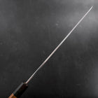 Yanagi Kiritsuke Silver Steel #3 Damast Kagami Büffelhorn und Teakholz Griff 300mm-[Musashi]-[Japan-Küchenmesser]