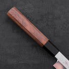 Yanagi Kiritsuke Silver Steel #3 Damast Kagami Büffelhorn und Walnussholz Griff 270mm-[Musashi]-[Japan-Küchenmesser]