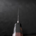 Yanagi Kiritsuke Silver Steel #3 Honyaki Kagami Büffelhorn und Wenge Griff 270mm-[Musashi]-[Japan-Küchenmesser]