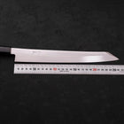 Yanagi Kiritsuke Silver Steel #3 Honyaki Kagami Büffelhorn und Wenge Griff 270mm-[Musashi]-[Japan-Küchenmesser]