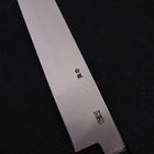 Yanagi Kiritsuke Silver Steel #3 Kagami Büffelhorn und Ebenholz Griff 270mm-[Musashi]-[Japan-Küchenmesser]