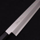 Yanagi Kiritsuke Silver Steel #3 Kagami Büffelhorn und Ebenholz Griff 270mm-[Musashi]-[Japan-Küchenmesser]