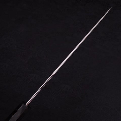 Yanagi Kiritsuke Silver Steel #3 Kagami Büffelhorn und Ebenholz Griff 270mm-[Musashi]-[Japan-Küchenmesser]