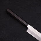 Yanagi Kiritsuke Silver Steel #3 Kagami Büffelhorn und Ebenholz Griff 270mm-[Musashi]-[Japan-Küchenmesser]