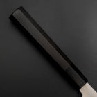 Yanagi Kiritsuke Silver Steel #3 Kasumi Büffelhorn und Ebenholz Griff 260mm-[Musashi]-[Japan-Küchenmesser]