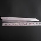 Yanagi Kiritsuke Silver Steel #3 Kasumi Büffelhorn und Ebenholz Griff 260mm-[Musashi]-[Japan-Küchenmesser]
