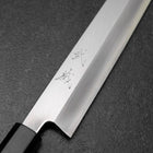 Yanagi Kiritsuke Silver Steel #3 Kasumi Büffelhorn und Magnolienholz Griff 300mm-[Musashi]-[Japan-Küchenmesser]