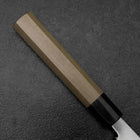 Yanagi Kiritsuke Silver Steel #3 Kasumi Büffelhorn und Magnolienholz Griff 300mm-[Musashi]-[Japan-Küchenmesser]