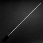 Yanagi Kiritsuke Silver Steel #3 Kasumi Büffelhorn und Teakholz Griff 300mm-[Musashi]-[Japan-Küchenmesser]