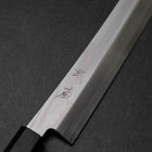 Yanagi Kiritsuke Silver Steel #3 Suminagashi Büffelhorn und Walnussholz Griff 270mm-[Musashi]-[Japan-Küchenmesser]