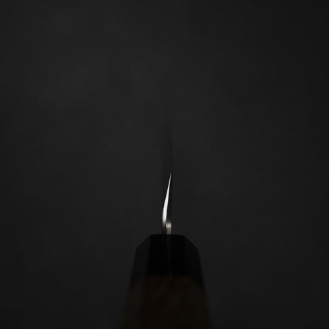 Yanagi Kiritsuke Silver Steel #3 Suminagashi Büffelhorn und Walnussholz Griff 270mm-[Musashi]-[Japan-Küchenmesser]