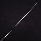Yanagi Kiritsuke Sliver Steel #3 Honyaki Kagami Büffelhorn und Ebenholz Griff 270mm-[Musashi]-[Japan-Küchenmesser]