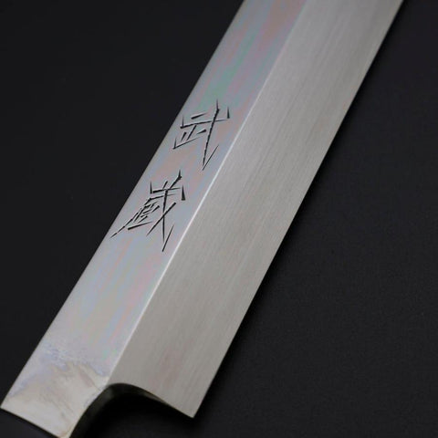 Yanagi Kiritsuke VG-10 Kagami Büffelhorn und Ebenholz Griff 270mm-[Musashi]-[Japan-Küchenmesser]