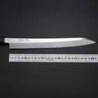 Yanagi Kiritsuke VG-10 Kagami Büffelhorn und Ebenholz Griff 270mm-[Musashi]-[Japan-Küchenmesser]